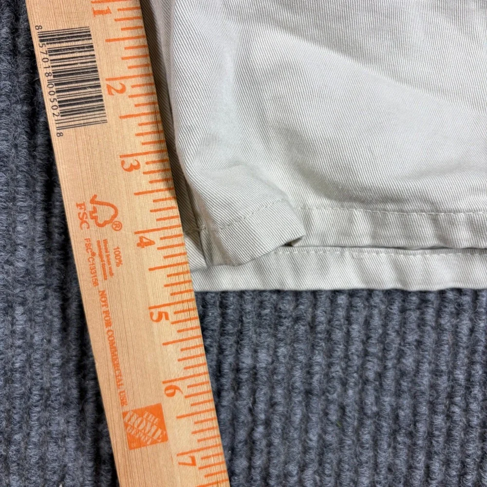 Merona Shorts Womens 6 Khaki Chino‎  Beige Cotton Casual Summer Flat Front